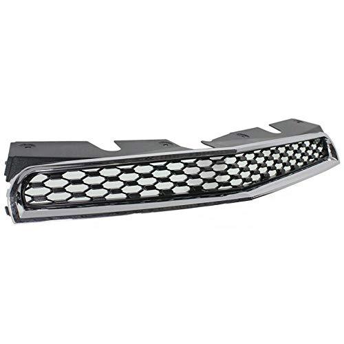 Grille Upper Chevrolet Equinox 2010-2015 Black/Chrome , GM1200622 - Image 2
