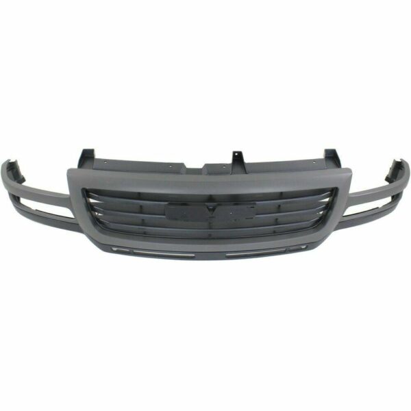 Grille Gmc Sierra 3500 2003-2007 Ptm Black With Gray Moulding 2500Hd/3500 , GM1200627 - Image 4
