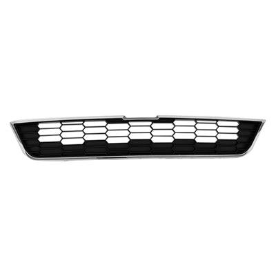 Grille Upper Chevrolet Sonic Sedan 2012-2016 Chrome/Black , GM1200638