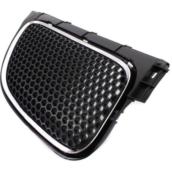 Grille Upper Passenger Side Pontiac Vibe 2005-2008 Matte-Dark Gray With Chrome Mldg , GM1200651 - Image 2