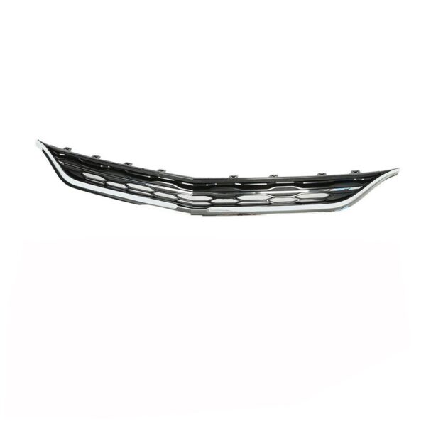 Grille Upper Chevrolet Malibu 2016-2018 Black With Chrome Moulding With Adaptive Cruise , GM1200731 - Image 2