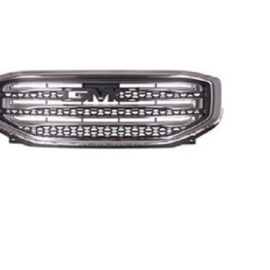 Grille Front Gmc Acadia 2017-2019 Chrome Black Mesh Insert Without Emblem , Gm1200752 - Hunt Parts