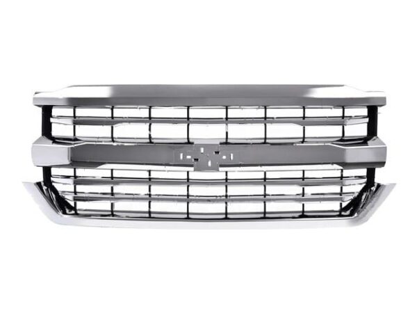 Grille Chevrolet Silverado 1500 2016-2018 Matte Black With Chrome Moulding High-Country Model , GM1200759 - Image 2