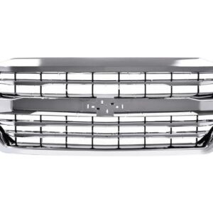 Grille Chevrolet Silverado 1500 2016-2018 Matte Black With Chrome Moulding High-Country Model , GM1200759