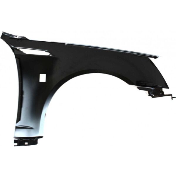 Fender Front Driver Side Cadillac Cts Sedan 2008-2013 (With Side Lamp Hole) Steel , GM1240353 - Image 2