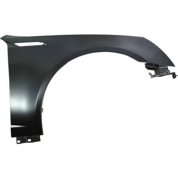 Fender Front Passenger Side Cadillac Cts Sedan 2008-2013 (With Side Lamp Hole) Steel , GM1241353 - Image 2