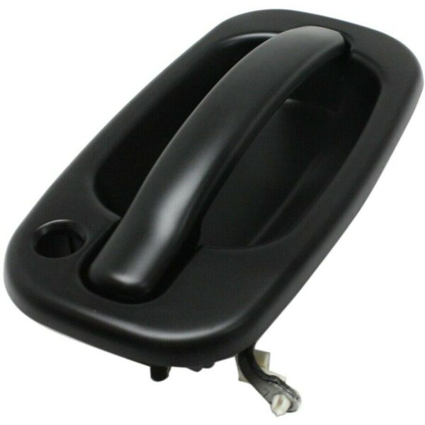 Door Handle Front Outer Driver Side Chevrolet Avalanche 2002-2006 Black (With Key Ho) , GM1310140 - Image 3