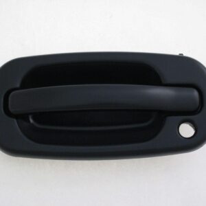 Door Handle Front Outer Driver Side Gmc Sierra 1500 1999-2006 Black (With Key Ho) , GM1310140