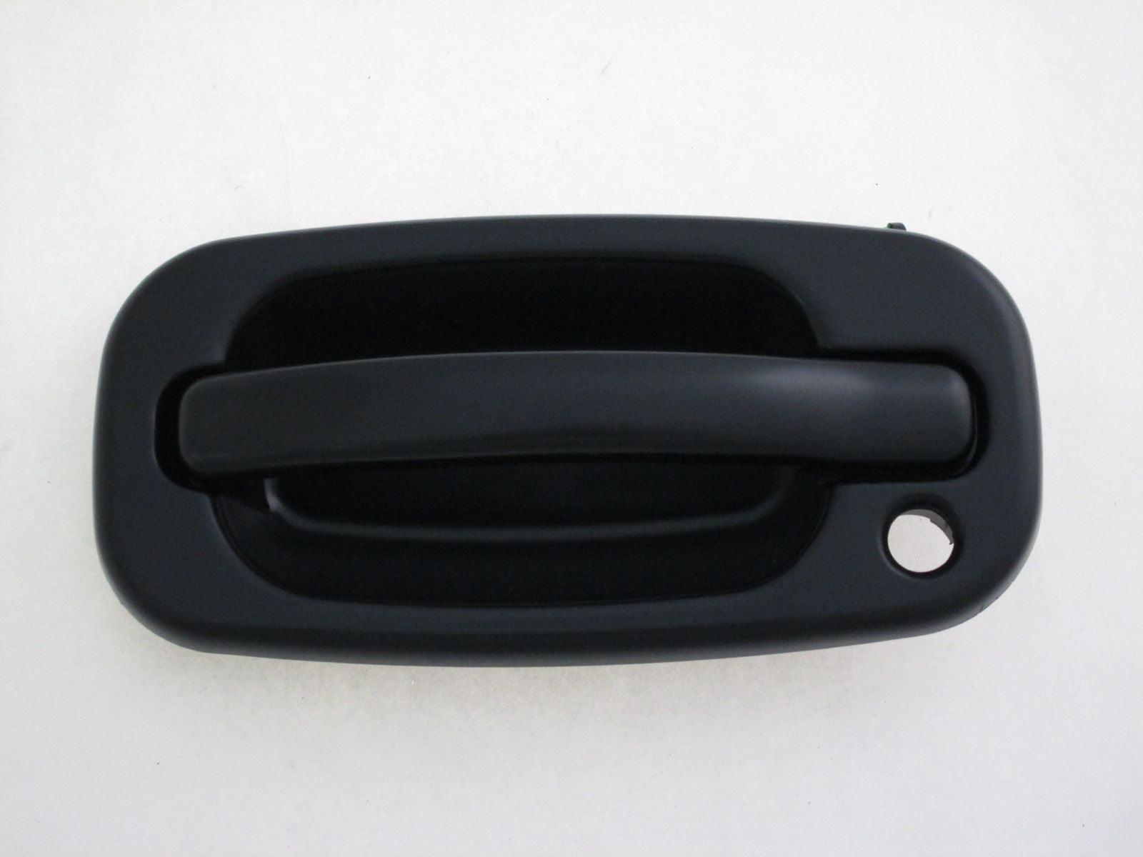 Door Handle Front Outer Driver Side Chevrolet Silverado 1500 1999-2006 Black (With Key Ho) , GM1310140