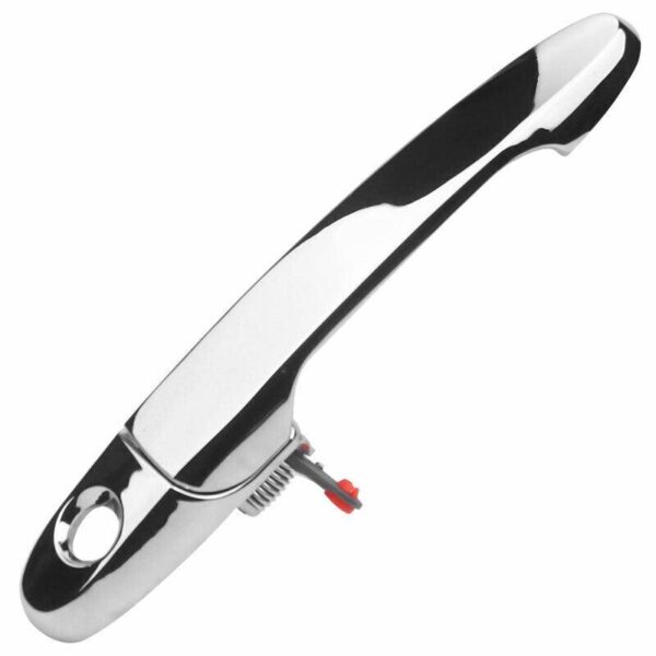 Door Handle Front Outer Driver Side Buick Lucerne 2006-2011 (With Key Hole) Chrome , GM1310164 - Image 3