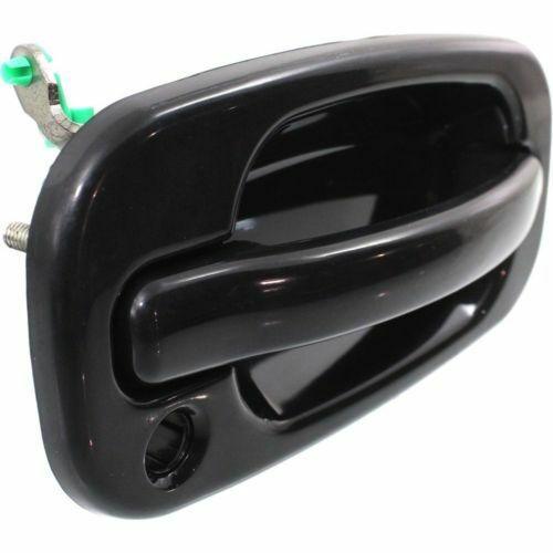 Door Handle Front Outer Passenger Side Chevrolet Silverado 2500 1999-2006 Black (With Key Ho) , GM1311140 - Image 4
