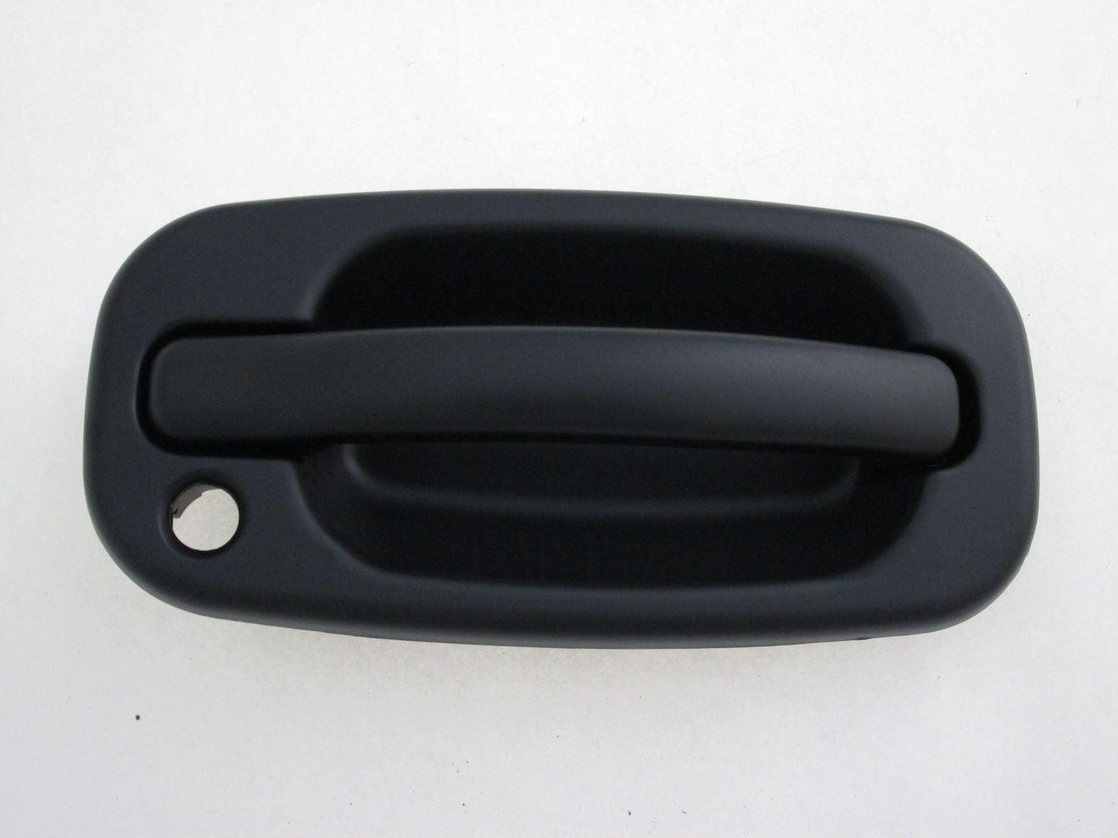 Door Handle Front Outer Passenger Side Chevrolet Silverado 1500 1999-2006 Black (With Key Ho) , GM1311140