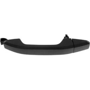 Door Handle Front Outer Passenger Side Chevrolet Silverado 1500 2014-2018 With Key Hole With Cover Texture Black , GM1311192