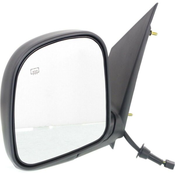 Mirror Driver Side Chevrolet Express 1996-2002 Power Heated Textured Flat Glass , GM1320228 - Image 4