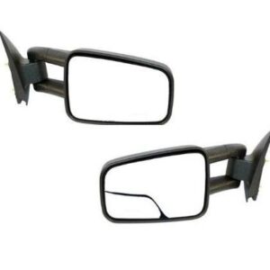 Mirror Driver Side Cadillac Escalade 2002-2006 Manual Tow Type With Blind Spot Textured , GM1320244