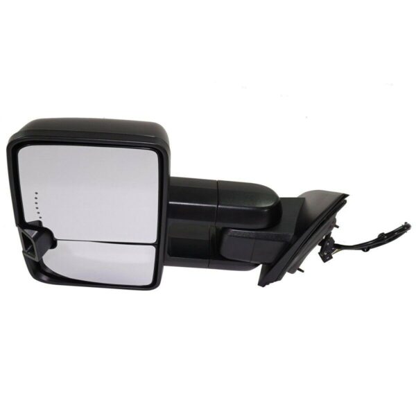 Mirror Driver Side Gmc Sierra 3500 2015-2019 Power Heated Tow Type With Side Marker/In-Glass Turn Signal/Cargo Spotlight , GM1320511 - Image 2