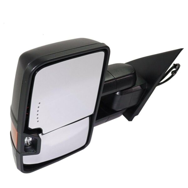 Mirror Driver Side Gmc Sierra 3500 2015-2019 Power Heated Tow Type With Side Marker/In-Glass Turn Signal/Cargo Spotlight , GM1320511 - Image 3