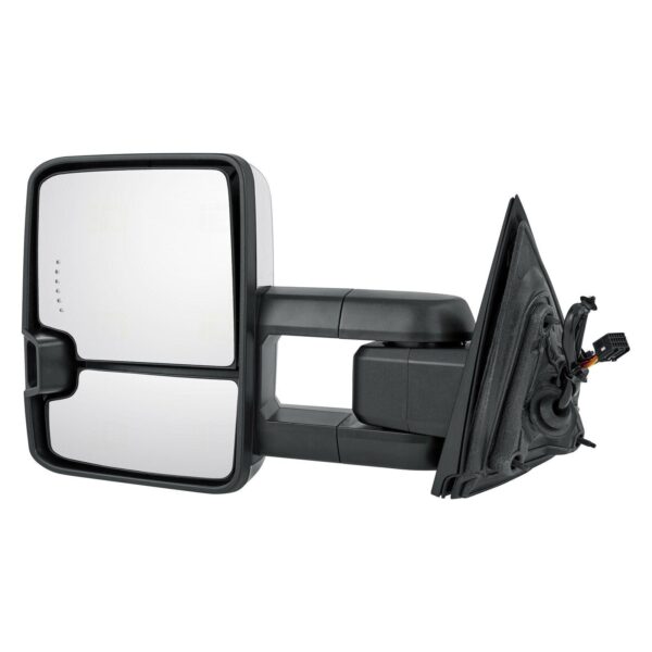 Mirror Driver Side Gmc Sierra 3500 2015-2019 Power Heated Tow Type With Memory/Side Marker/In-Glass Turn Signal/Cargo Spotlight , GM1320514 - Image 3