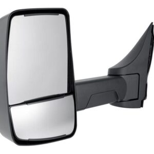 Mirror Driver Side Gmc Savana 2003-2021 Manual Textured With Towith Long Arm For 96Inch Wide And Over Models , GM1320529
