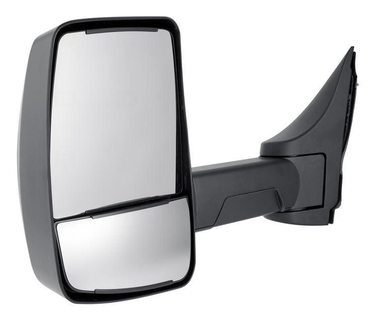 Mirror Driver Side Gmc Savana 2003-2021 Manual Textured With Towith Long Arm For 96Inch Wide And Over Models , GM1320529