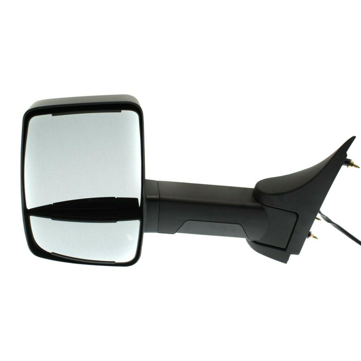Mirror Driver Side Gmc Savana 2003-2021 Power With Dual Heated/5 Slot Plug/Long Arm Without Signal , GM1320530