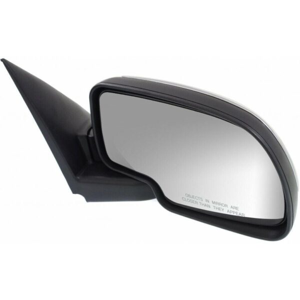 Mirror Passenger Side Gmc Sierra 2500 1999-2006 Manual Chrome , GM1321208 - Image 5