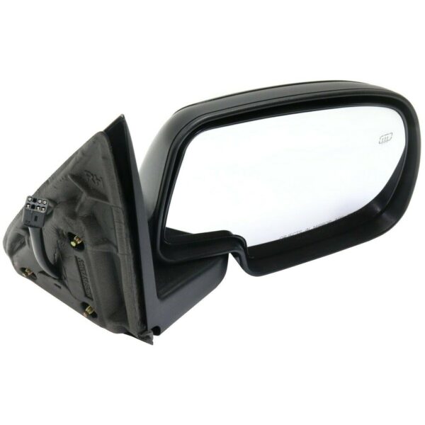 Mirror Passenger Side Cadillac Escalade 2002-2006 Power Heated With Manual Folding With Puddle Lamp Textured With Smooth Cap Without ff Road , GM1321252 - Image 2