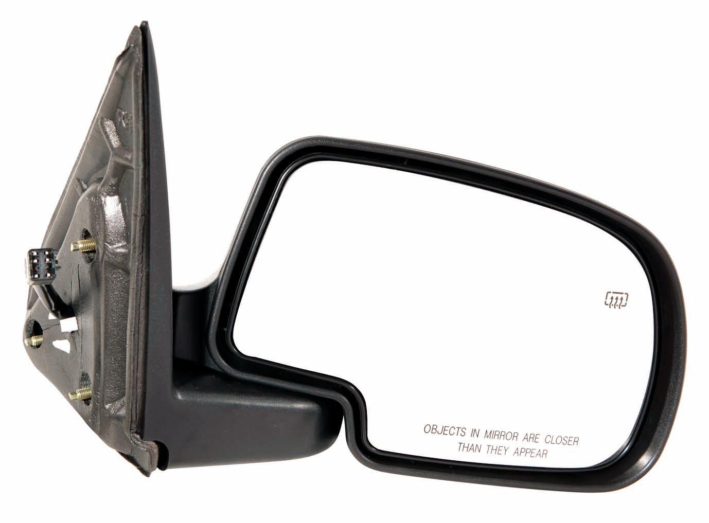 Mirror Passenger Side Chevrolet Suburban 2000-2002 Power Heated With Manual Folding With Puddle Lamp Textured With Smooth Cap With Off Road , GM1321252