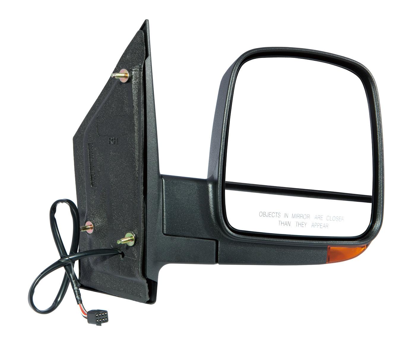 Mirror Passenger Side Gmc Savana 2008-2021 Power Heated With Signal Manual Folding Textured Dual Glass , GM1321397