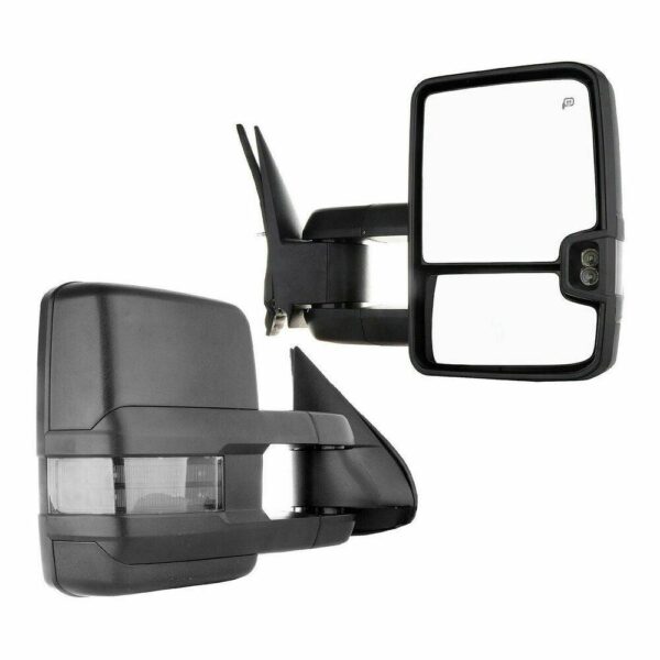 Mirror Passenger Side Chevrolet Silverado 1500 Legacy 2019 Power Manual Fold/Dual Lens/Heated With Signal Trailer Tow Type , GM1321458 - Image 3