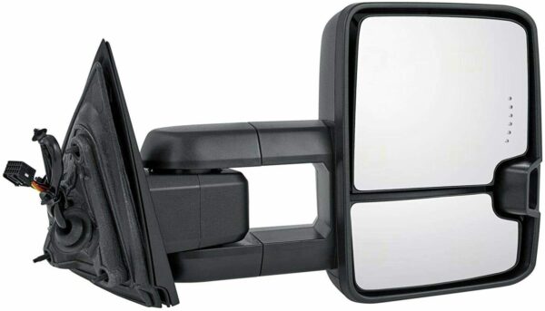 Mirror Passenger Side Gmc Denali 2500 2015-2019 Power Heated Tow Type With Side Marker/In-Glass Turn Signal/Cargo Spotlight , GM1321511 - Image 3