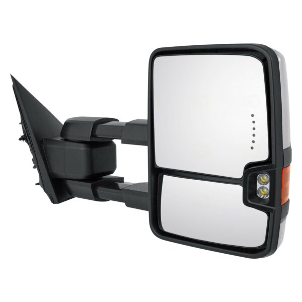 Mirror Passenger Side Gmc Denali 1500 2015-2018 Power Heated Tow Type With Memory/Side Marker/In-Glass Turn Signal/Cargo Spotlight , GM1321514 - Image 3