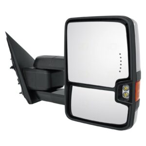 Mirror Passenger Side Chevrolet Silverado 1500 Legacy 2019 Power Heated Tow Type With Memory/Side Marker/In-Glass Turn Signal/Cargo Spotlight , GM1321514