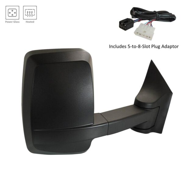 Mirror Passenger Side Gmc Savana 2003-2021 Power With Dual Heated/5 Slot Plug/Long Arm Without Signal , GM1321530 - Image 5