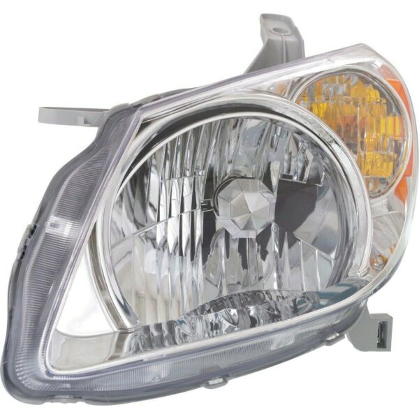 Head Lamp Driver Side Pontiac Vibe 2005-2008 Chrome Housing High Quality , GM2502249 - Image 3