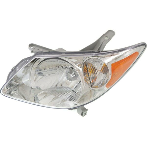 Head Lamp Driver Side Pontiac Vibe 2005-2008 Chrome Housing High Quality , GM2502249 - Image 4