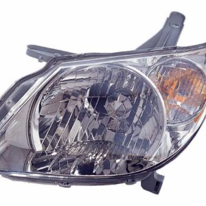 Head Lamp Driver Side Pontiac Vibe 2005-2008 Chrome Housing High Quality , GM2502249