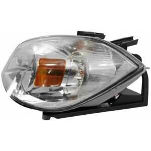 Head Lamp Driver Side Chevrolet Cobalt 2008-2010 Smokey Housing With Brkt/ Clear Lens Economy Quality , GM2502282U