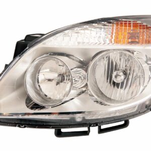Head Lamp Driver Side Saturn Aura 2008-2009 Without High Beam Heat Shield From 38328 High Quality , GM2502292