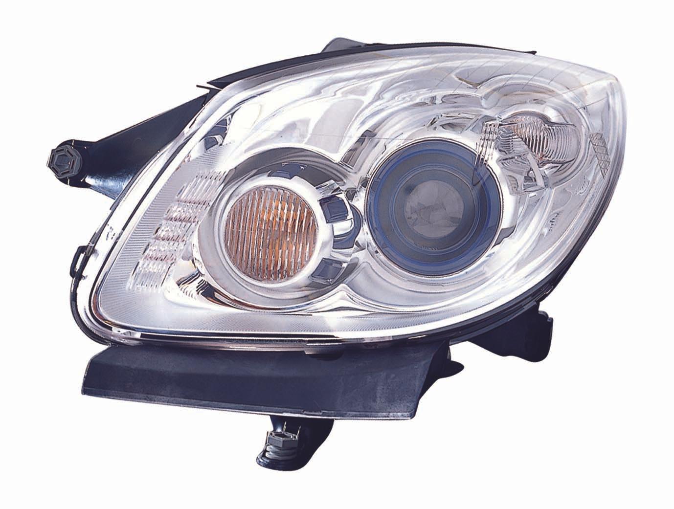 Head Lamp Driver Side Buick Enclave 2008-2012 Hid Without Auto Adjust With Amber Park Lamp Bulb High Quality , GM2502311