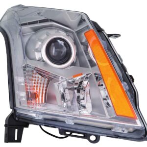 Head Lamp Driver Side Cadillac Srx 2010-2013 Halogen High Quality , GM2502345