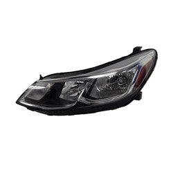 Head Lamp Driver Side Chevrolet Cruze Hatchback 2017-2019 Halogen Without Drl Without Projector , GM2502428