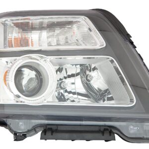Head Lamp Driver Side Gmc Terrain 2016-2017 Halogen Denali Model Black Bezel High Quality , GM2502436