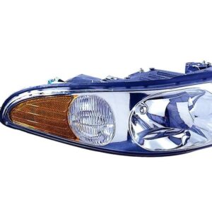 Head Lamp Passenger Side Buick Lesabre 2000-2005 Ltd Model With Fluted High Beam Surface With Marker High Quality , GM2503210