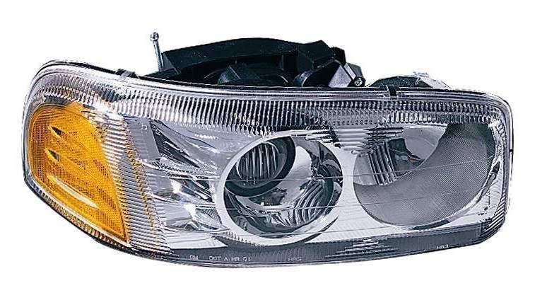 Head Lamp Passenger Side Gmc Yukon Denali 2001-2006 High Quality , GM2503214