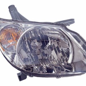 Head Lamp Passenger Side Pontiac Vibe 2005-2008 Chrome Housing High Quality , GM2503249