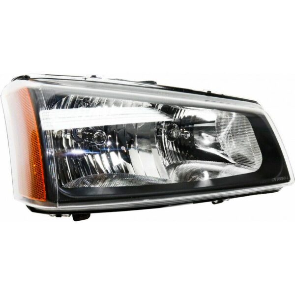 Head Lamp Passenger Side Chevrolet Silverado 3500 2003-2006 Without Cladding High Quality , GM2503257 - Image 2
