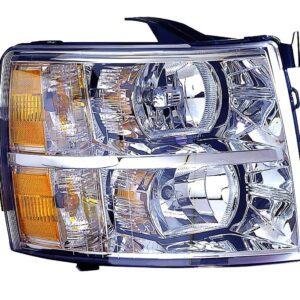 Head Lamp Passenger Side Chevrolet Silverado 3500 2011-2014 High Quality , GM2503280