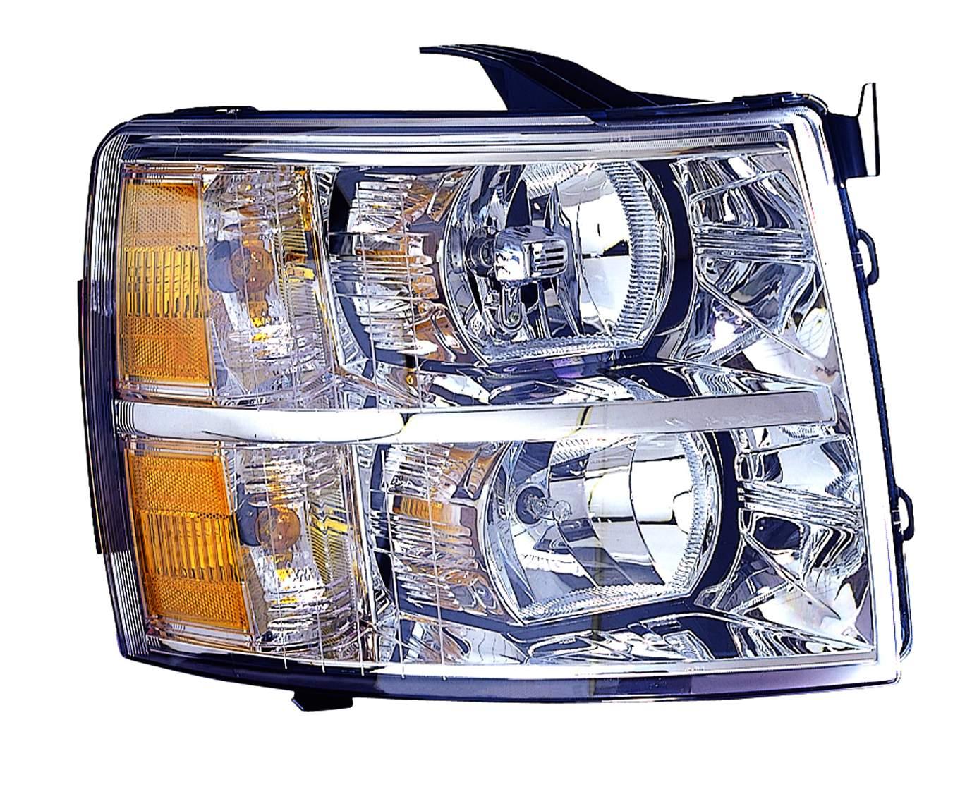 Head Lamp Passenger Side Chevrolet Silverado 2500 2007-2010 High Quality , GM2503280