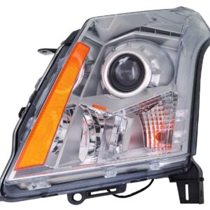 Head Lamp Passenger Side Cadillac Srx 2010-2013 Halogen Capa , Gm2503345C - Hunt Parts